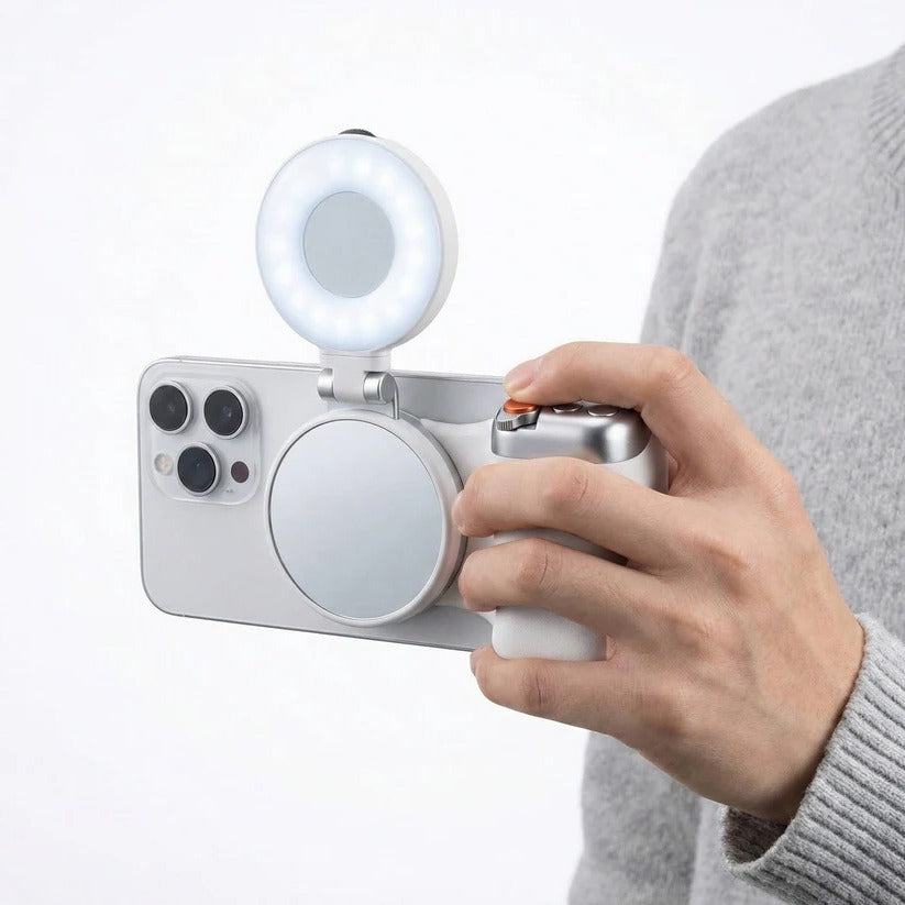 Magnetic Phone Camera Grip with Remote and Tripod Mount