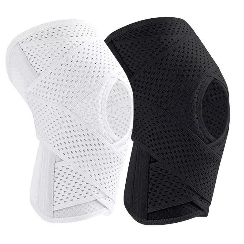 Adjustable Knee Support Brace with Side Stabilizers for Injury Recovery and Pain Relief