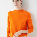 Women's Cashmere Knit Pullover Sweater for Cold Weather