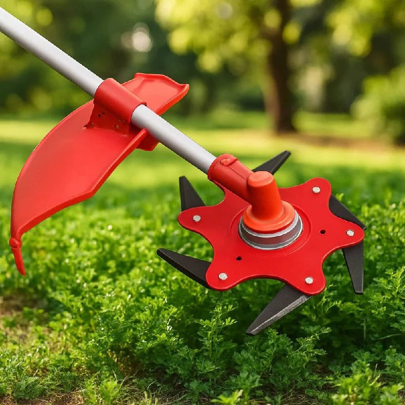 Heavy Duty Brush Cutter Trimmer Head with Universal Fit for Lawn Maintenance