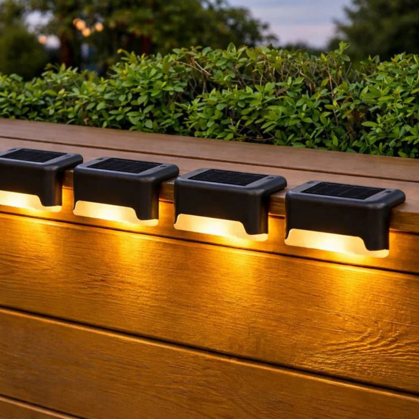 Waterproof Solar Powered LED Outdoor Lights with Automatic Dusk to Dawn Sensor