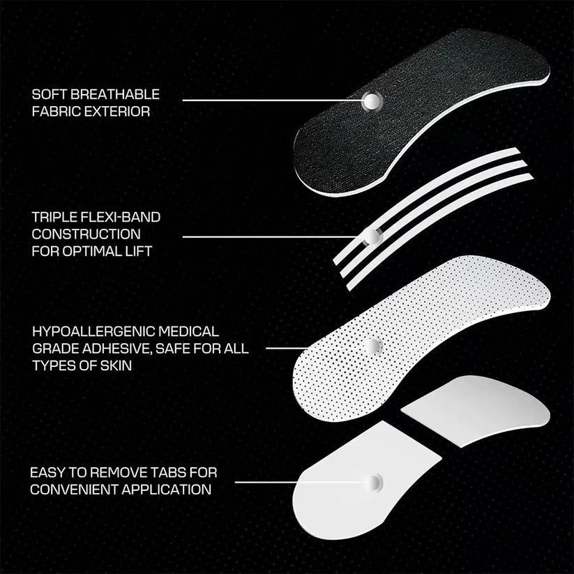 Triple Layer Nasal Strips for Nighttime Airflow and Breathing Comfort