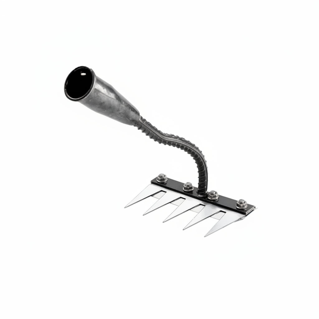 Durable Steel Garden Rake for Effective Weed Removal and Soil Control