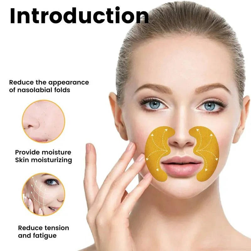 Hydrating Under Eye and Smile Line Facial Patches, Pack of 10