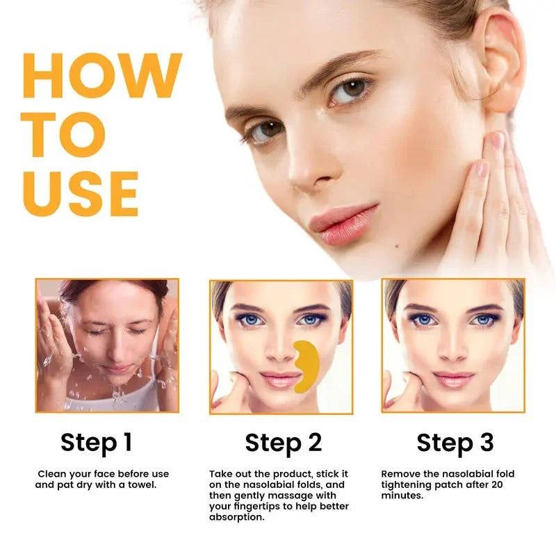 Hydrating Under Eye and Smile Line Facial Patches, Pack of 10