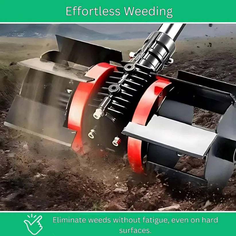 Rolling Weeding Wheel Tool for Efficient Garden Weed Removal and Maintenance