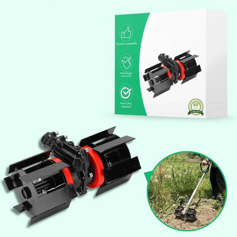 Rolling Weeding Wheel Tool for Efficient Garden Weed Removal and Maintenance