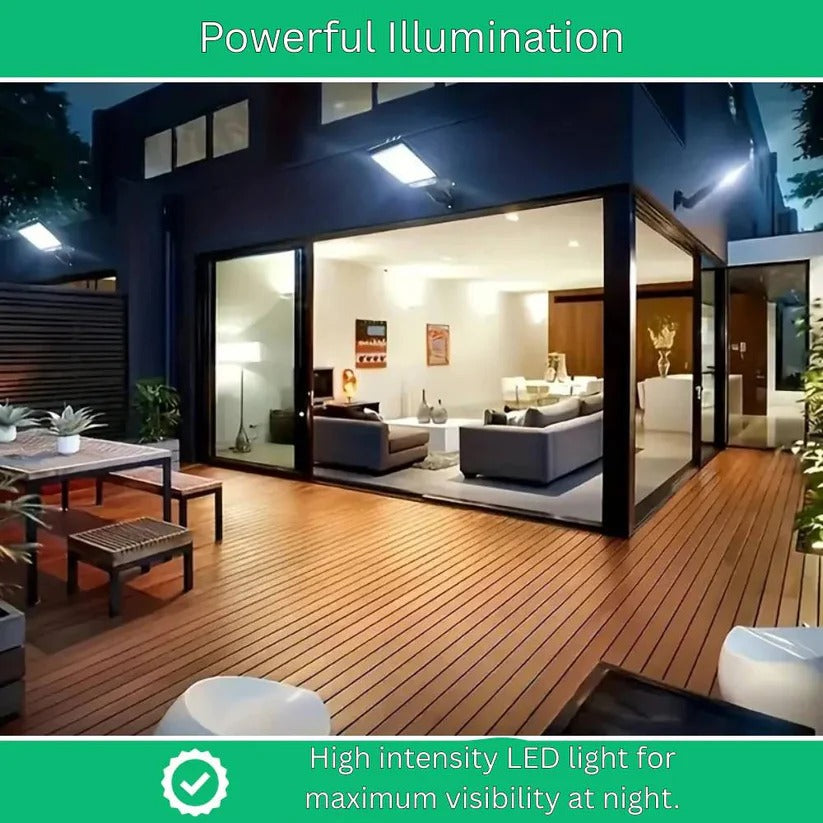 Outdoor Solar Wall Light with Built-In Motion Sensor for Eco-Friendly Illumination
