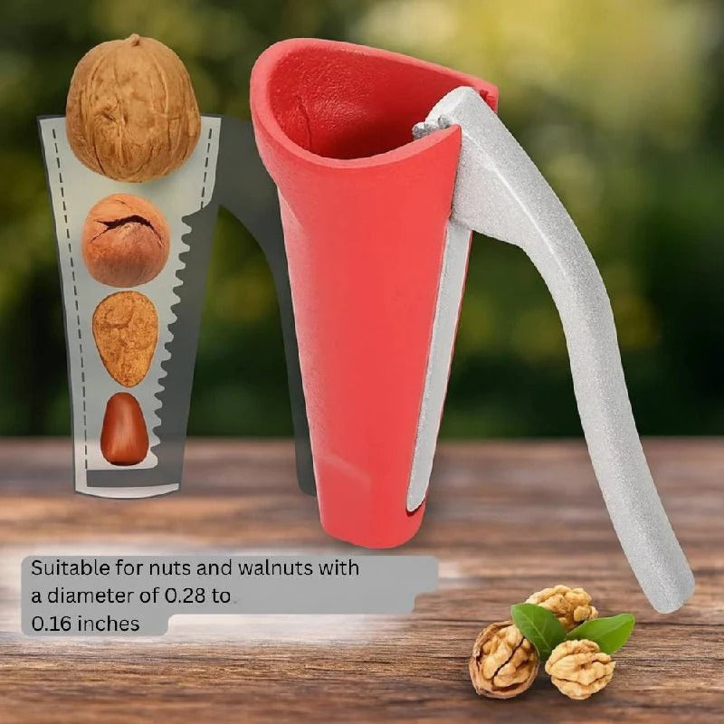 Heavy Duty Lever Nutcracker with Easy Grip Handle