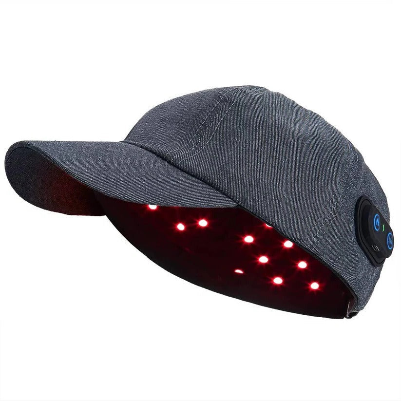 Dual Wavelength Red and Infrared LED Scalp Care Device with 660nm and 850nm Light Therapy