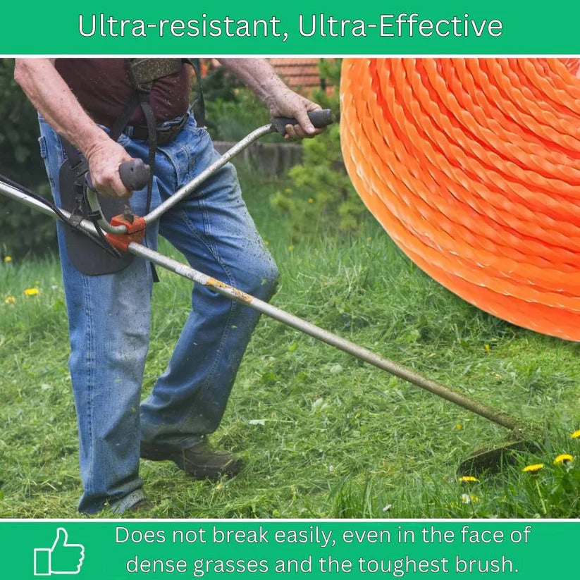 High Durability Twisted Nylon Trimmer Line for Garden and Lawn Maintenance