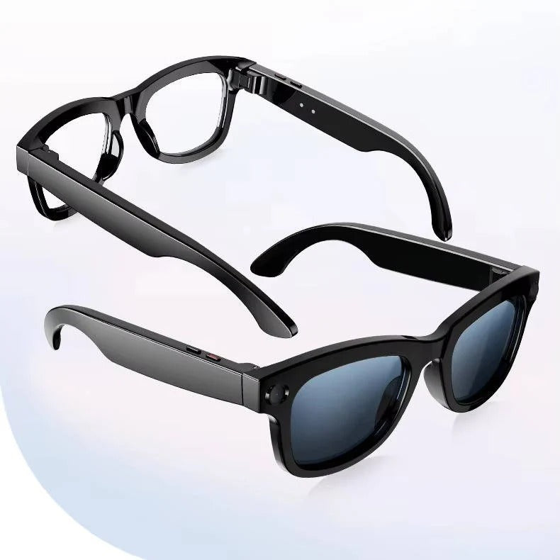 Smart Glasses with Built In Video Camera and Bluetooth Audio