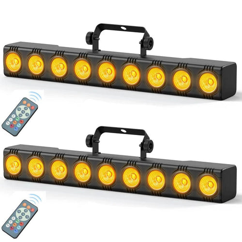 36W RGBW LED Wash Light Bar, DMX DJ Stage Uplight with Remote for Parties