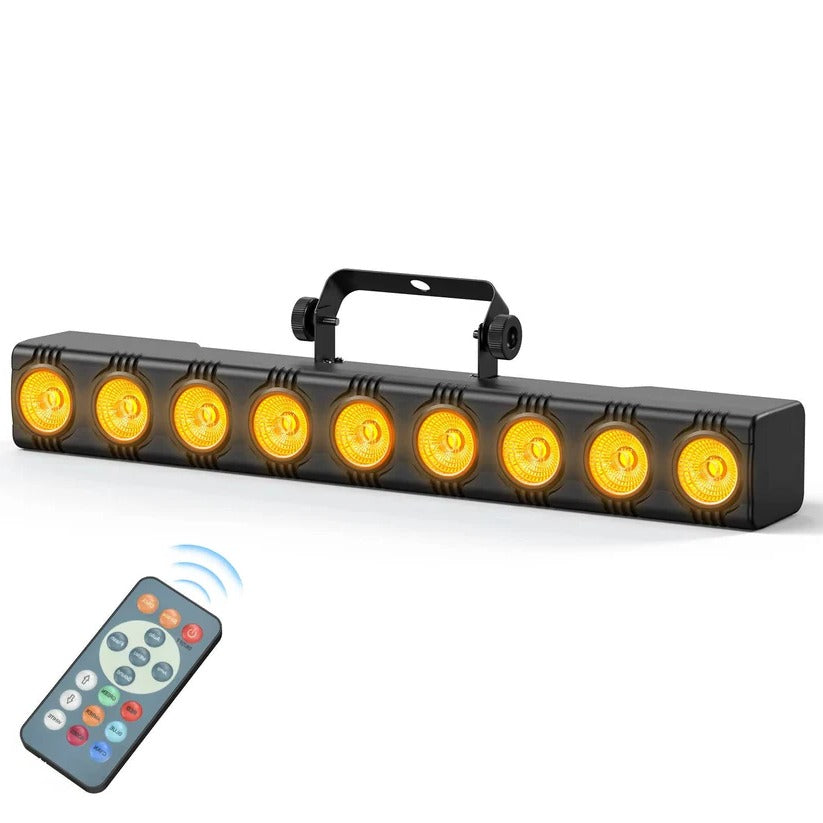 36W RGBW LED Wash Light Bar, DMX DJ Stage Uplight with Remote for Parties