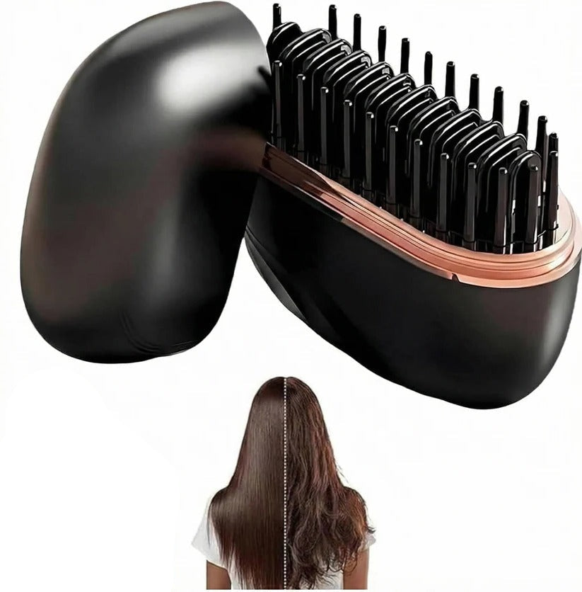 Compact Cordless Heated Straightening Comb, USB Rechargeable