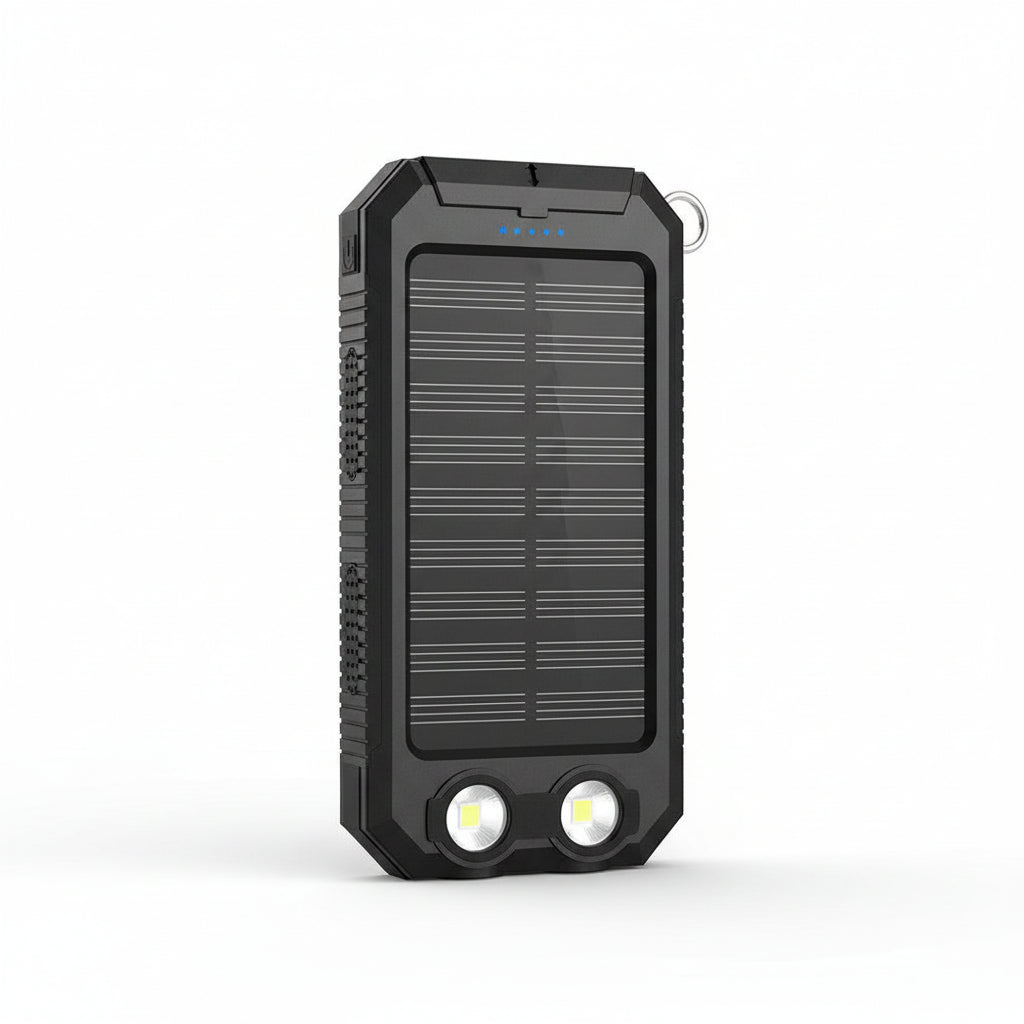 Solar Power Bank Charger with Waterproof Design