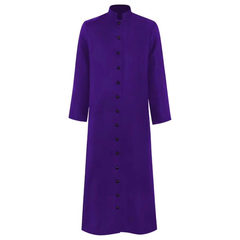 Medieval Flowing Wizard Robe Costume for Cosplay and Stage