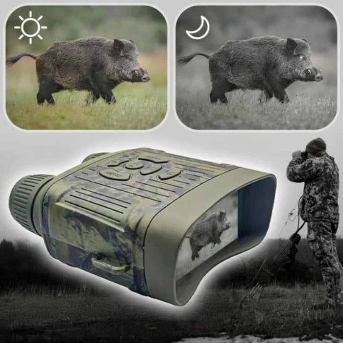 Infrared Night Vision Optics with Built In Display and Zoom