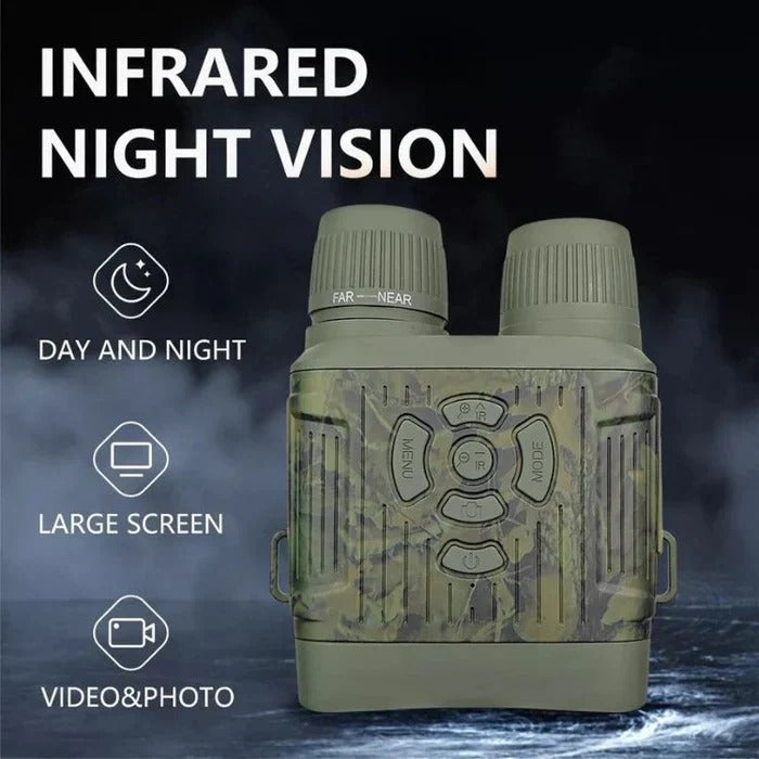Infrared Night Vision Optics with Built In Display and Zoom