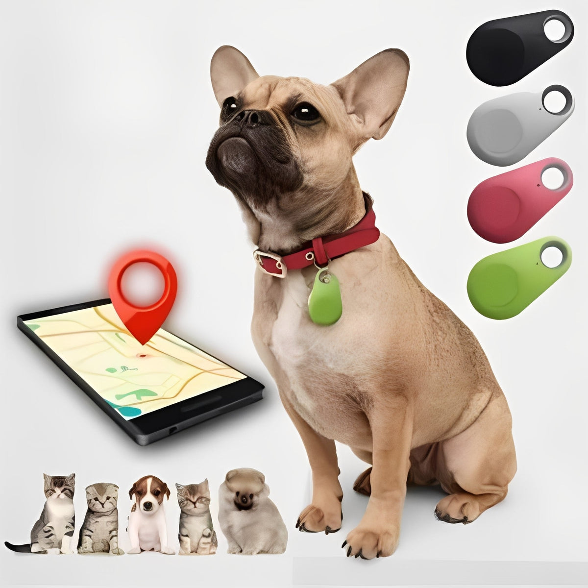 Portable Bluetooth 5.0 Locator for Personal Items and Pets