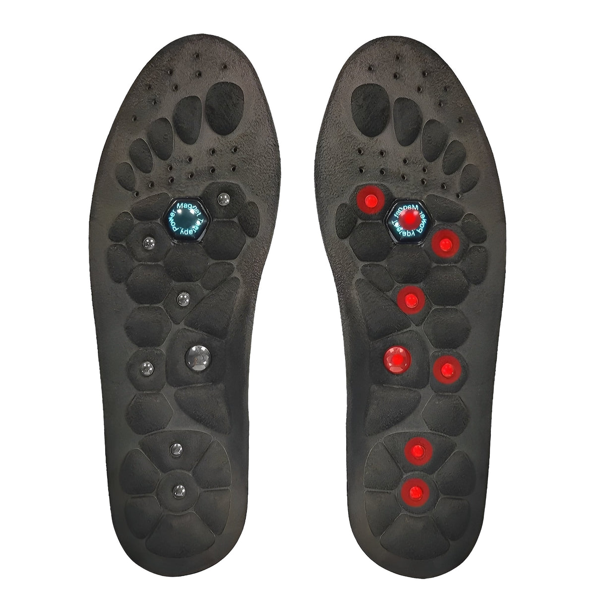 Magnetic Comfort Insoles with Cushioning and Arch Support