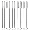 Reusable Straw Cleaning Brush Set for Cleaning, 10 Pieces