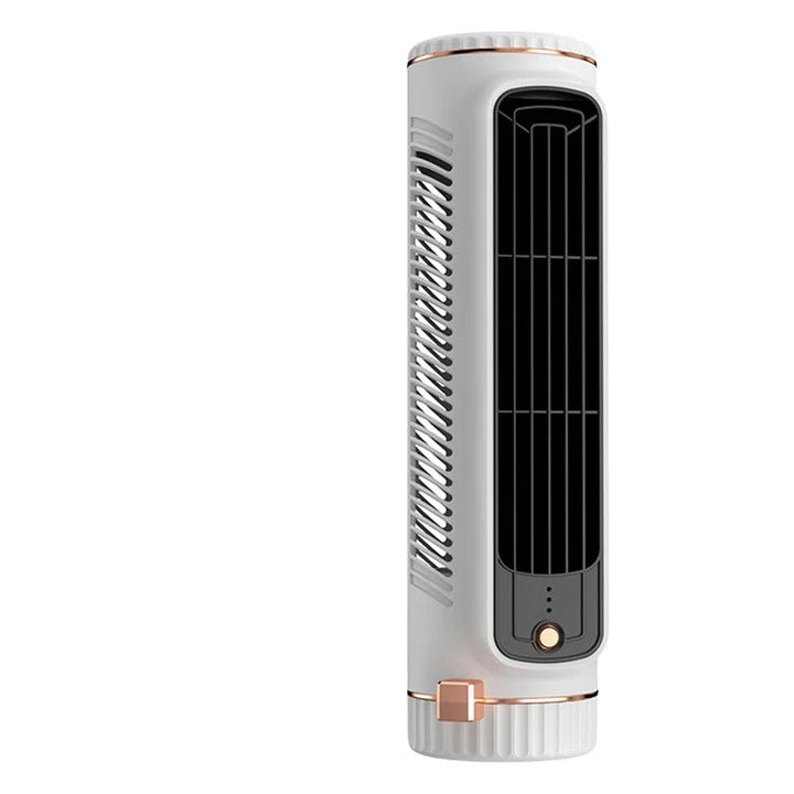 Modern Portable Bladeless Tower Fan for Home Office Cooling