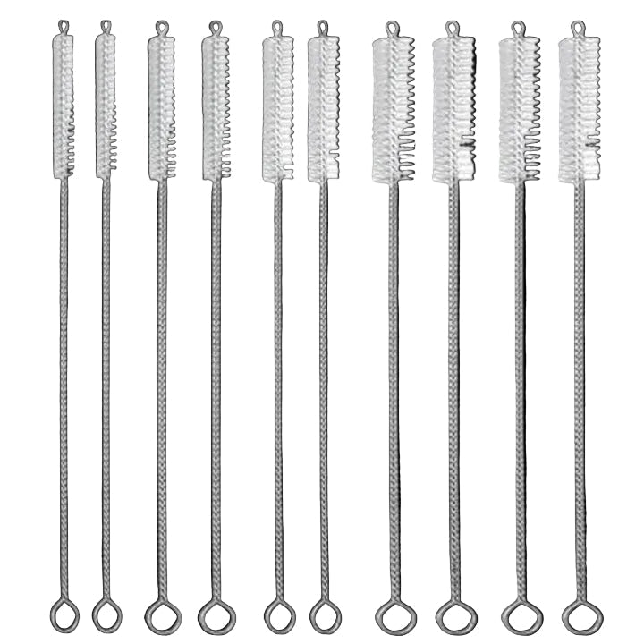 Reusable Straw Cleaning Brush Set for Cleaning, 10 Pieces