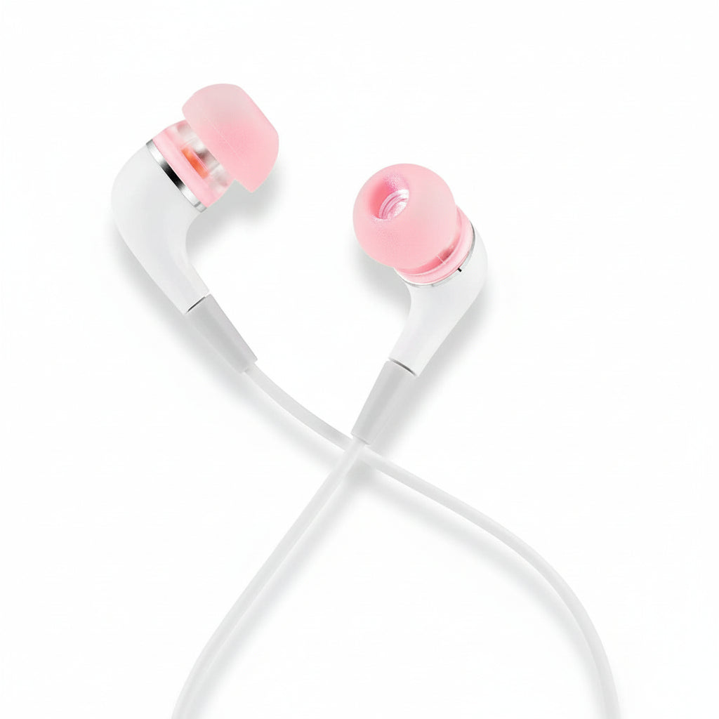 Portable 650nm LED Ear Device with Silicone Tips and USB Connection