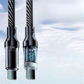 Type C Fast Charging Cable with LED Power Display