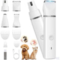 Cordless Pet Grooming Set with Clipper and Nail Grinder