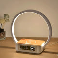 3 in 1 Bedside Table Lamp with Wireless Charging and Digital Alarm Clock