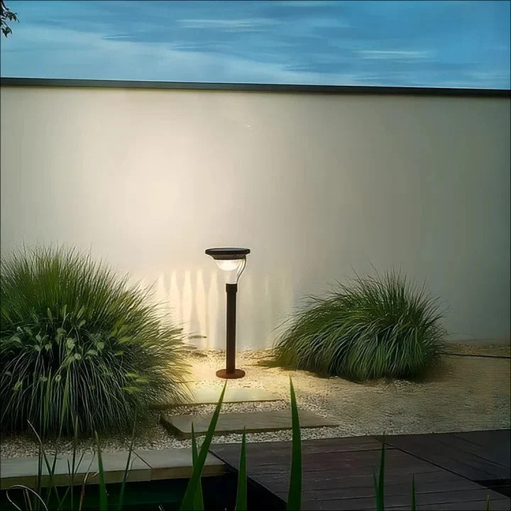 Solar-Powered Outdoor LED Lamp with Motion Sensor