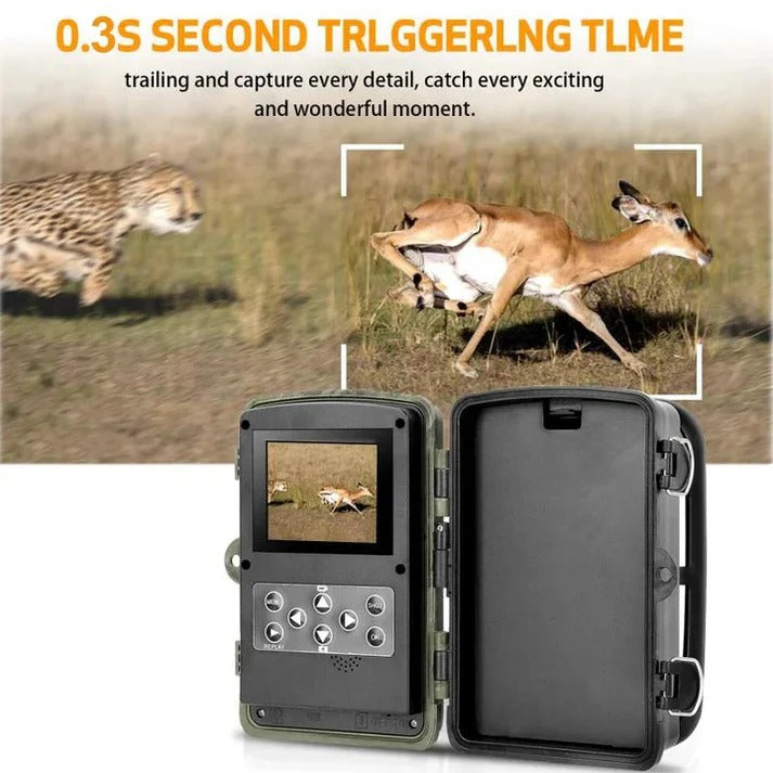 Trail Camera with PIR Motion Sensor and Infrared Night Capture
