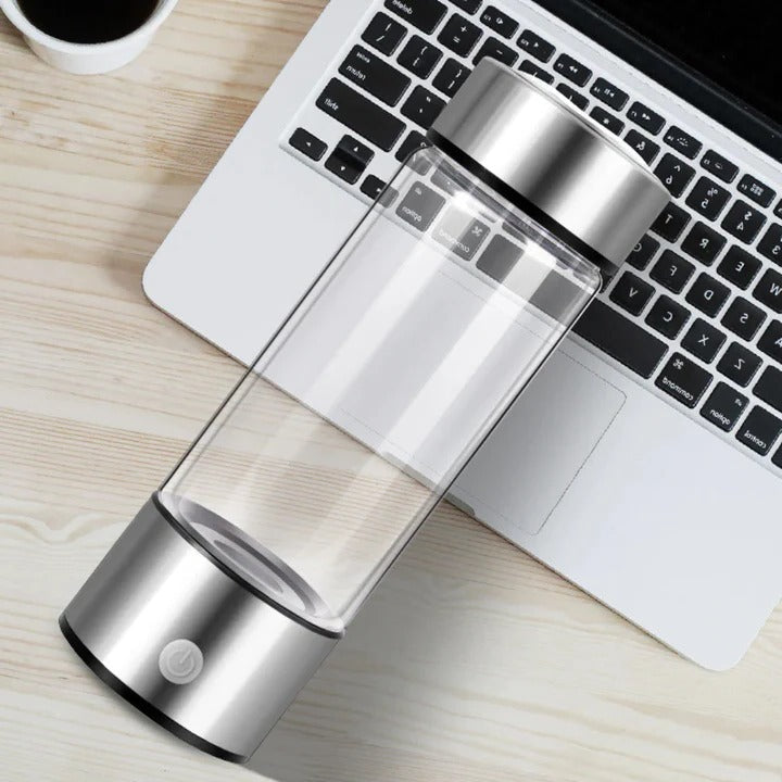 Rechargeable Hydrogen Water Bottle with Glass Design