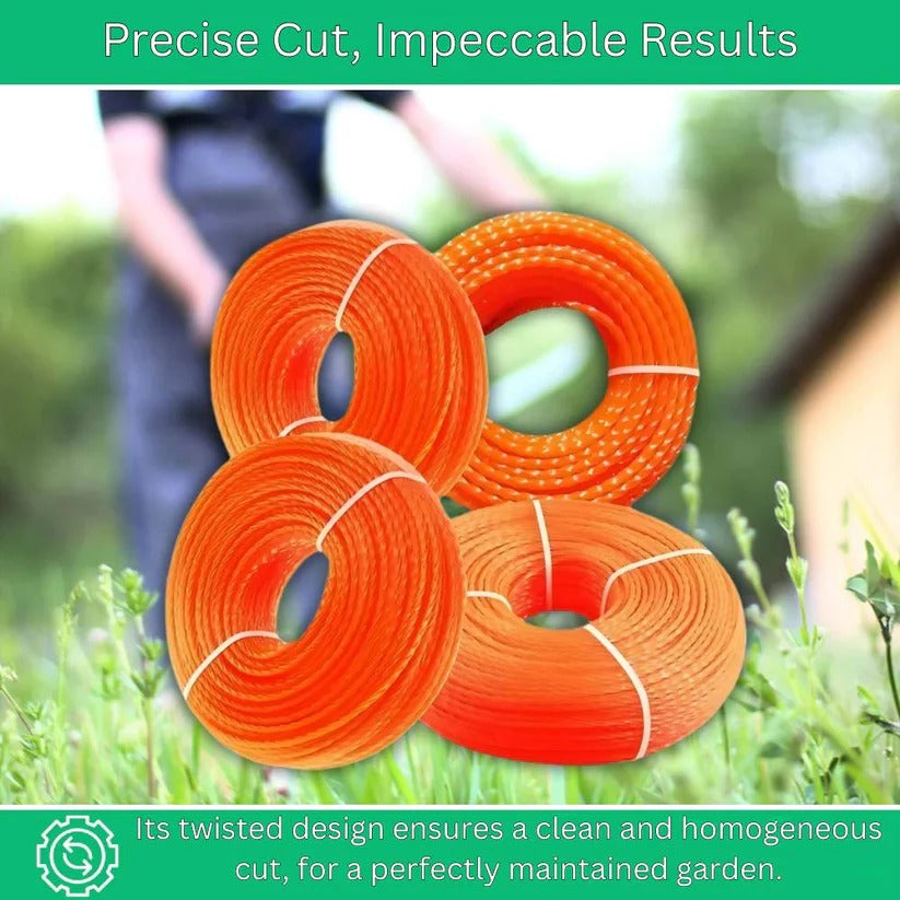 High Durability Twisted Nylon Trimmer Line for Garden and Lawn Maintenance