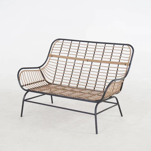 Sorella 4-Seater Outdoor Sofa Set in Grey with Coffee Table & End Table